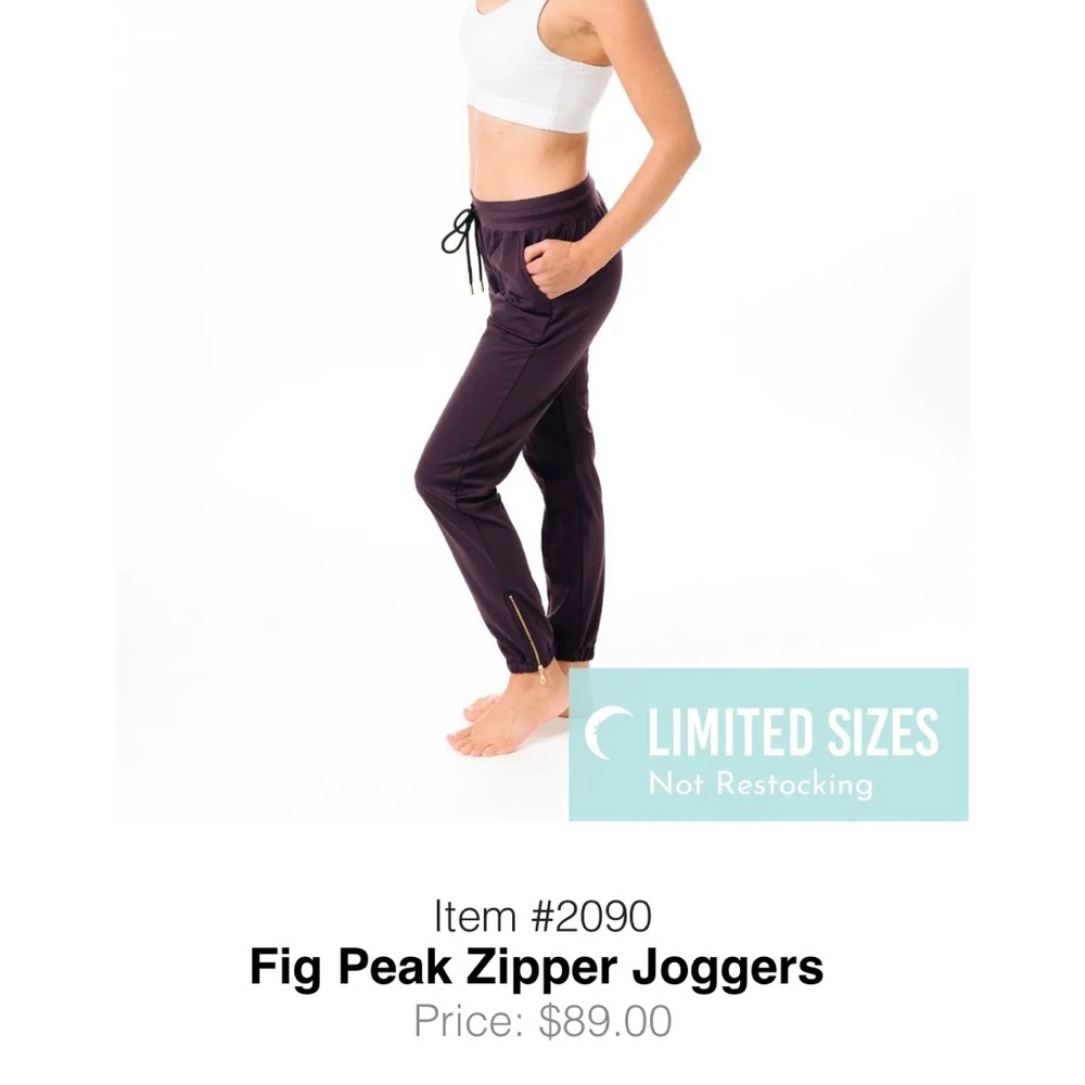 EUC Zyia Fig Peak Joggers Size M